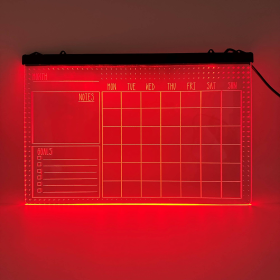 Color Changing LED Calendar Message Board (Hanging)