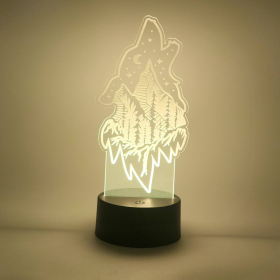 Wolf LED Lamp | Novelty Lighting | Desk Lamp