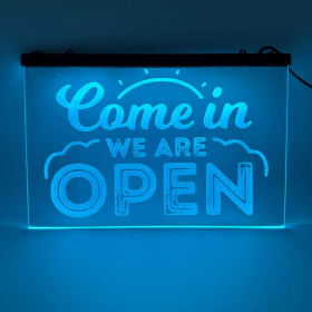 Color Changing LED Open Sign