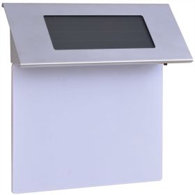 Solar LED House Number Light Stainless Steel