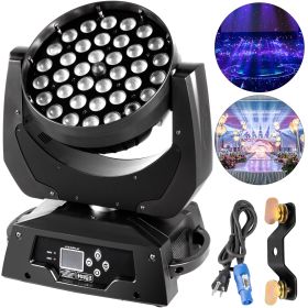 36 X 10w Rgbw (4in1) Led Zoom Moving Head 360w Wash Stage Light Dmx 13ch