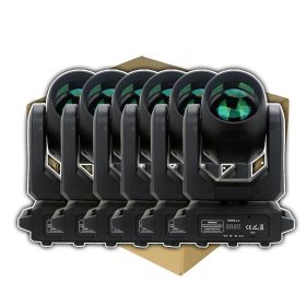 6Pcs/lot LED Moving Head Light 200W Beam+Spot+18 Rotating Prisms+Rainbow Effect Dj Dmx Stage Light Effect Light Disco Dj Bar