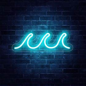 1pc Vibrant LED Neon Light Sign - Acrylic Backed, USB Powered with Dimmable Switch - A Mesmerizing Wall Decor for Home, Bedroom, Aquarium, Bar, Club