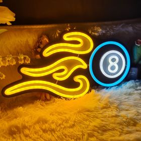 1pc Unique Design Wall LED Neon Sign - 5V USB Powered Energy-Efficient Night Light for Room, Shop, Party Decoration