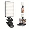 Selfie Light - USB-Rechargeable LED Phone Light - Portable Photo Light with 97+ CRI, Up to 6500K Color Temperature Phone Light for Selfie