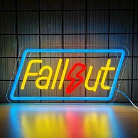 Wall decoration neon signs, LED game neon posters, neon signs, suitable for men's cave dormitories, bars, clubs, birthday gifts, Christmas parties