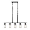 VEVOR 5-Light Kitchen Island Pendant Lights 60W Adjustable Dining Room Light E26