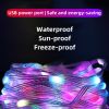 Color Changing Fairy String Lights, 33ft 100 LED Fairy Lights with Remote