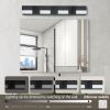 Modern Bathroom Vanity Lighting 4-Light LED Vanity Lights Over Mirror Bath Wall Lighting