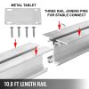 VEVOR 10.8 ft Adjustable Indoor Grow Light Mover Track Rail Mover Kit 10 r/min, Mover Motor w on/Off Button, Three Moving Rails