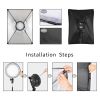 Photography LED Lamp Bead Softbox Lighting Kit Two Color Continuous Light Soft Box 45W System Accessories For Photo Studio Video