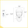 7 Colors Home Use LED Light Therapy Face Neck Mask Remote Control