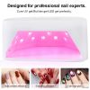 UV LED 48 LEDS Nail Lamp Rechargeable Gel Nail Light for Nail Polish UV Dryer with 4 Timers Professional Quick Dry Curing Lamp for Salon & Home