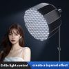 SH 100W Photography LED Video Light Daylight-Balanced Sun Lamp for Softbox Lighting Portrait Flash Studio Tik Tok Youtube Live