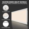 VEVOR 2 Pack 1x4 FT LED Flat Panel Light, 6600LM 55W, Surface Mount LED Drop Ceiling Light Fixture with Adjustable Color Temperature 3500K/4000K/5000K