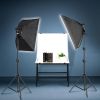 Photography LED Lamp Bead Softbox Lighting Kit Two Color Continuous Light Soft Box 45W System Accessories For Photo Studio Video