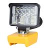 Cordless LED Work Light LED Flood Light for Dewalt 18V 20V 60V Battery 12W 2800LM with Dual USB Charging Port for Workshop Camping Outdoor Emergencies