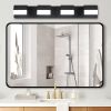 Modern Bathroom Vanity Lighting 4-Light LED Vanity Lights Over Mirror Bath Wall Lighting