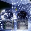 9.8*6.5FT Christmas Mesh Net Light,360 LED Net Light with 8 Modes&Remote