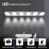 (Same as W1340110610/L2016) Modern 6-Light Chrome LED Vanity Mirror Light Fixture For Bathrooms And Makeup Tables