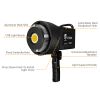 SH 100W Photography LED Video Light Daylight-Balanced Sun Lamp for Softbox Lighting Portrait Flash Studio Tik Tok Youtube Live