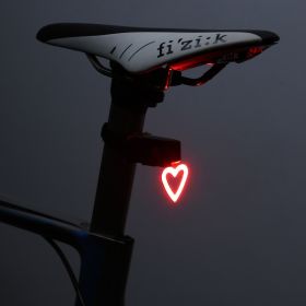 Bicycle taillight usb (Option: love)