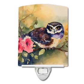 Spectacled Ceramic Night Light (Color: Spectacled Owl-198453053992)