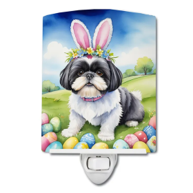 Shih Ceramic Night Light (Color: Shih Tzu Easter Egg Hunt-198453421852)