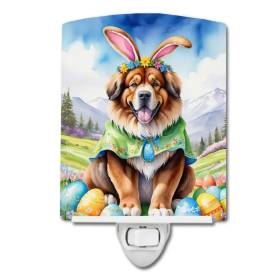 Tibetan Ceramic Night Light (Color: Tibetan Mastiff Easter Egg Hunt-198453421968)