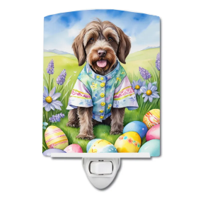 Wirehaired Ceramic Night Light (Color: Wirehaired Pointing Griffon Easter Egg Hunt-198453422163)