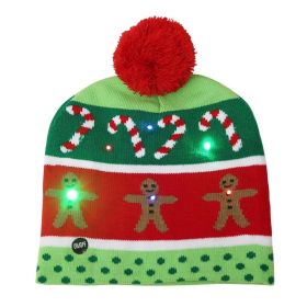 Pom Pom Party Holiday Hats With LED Lights (Style: STYLE # 14)