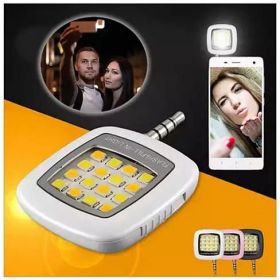 Mini Selfie LED Photo Light (Color: White)