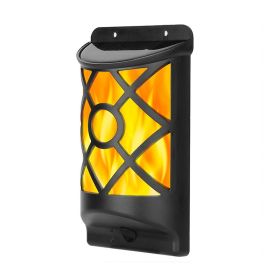 Solar Power Wall Lights for Use Deck Patio Yard & Gardens (Color: As pic show, Type: Style A)