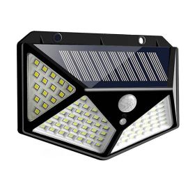 Solar Power Wall Lights for Use Deck Patio Yard & Gardens (Color: As pic show, Type: Style B)