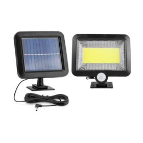 Solar Powered Wall Lights Motion Sensor Lamp (Color: As pic show, Type: Style A)