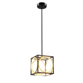 Modern Simply LED Pendant Light for Bedroom & Dining Room (Color: Black, Type: Lamp)