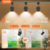 VEVOR LED Track Lighting Heads, 6.5W 3000K 470lm Warm White, Dimmable H Type Track Light Head