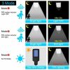 LED Solar Motion Sensor Light Bright Garden Outdoor Street Wall Lamp Solar Wall Lamp Lights Outdoor Road Lamp For Garden, Yard, Garage, Path